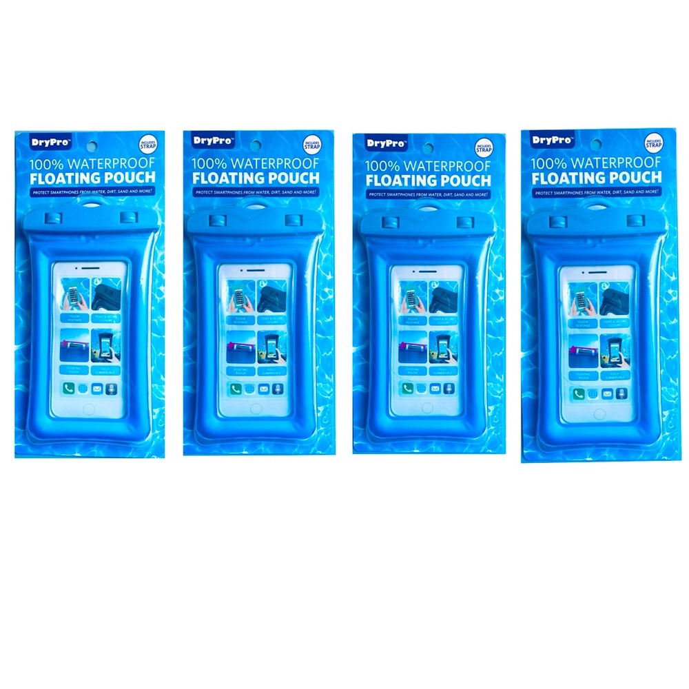 4pcs Waterproof Floating Cellphone Pouch - Smartphones Protective Cover
